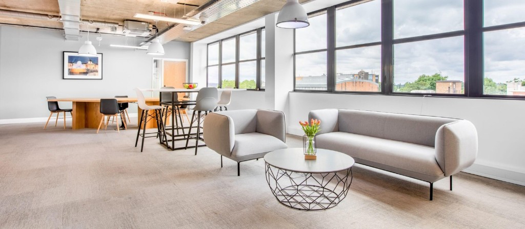 Pentagon Wealth client meeting space — bright, modern office interior